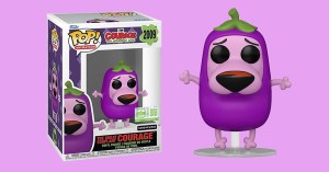 Courage the Cowardly Dog Eggplant Funko Pop Is Limited To 5000 Pieces