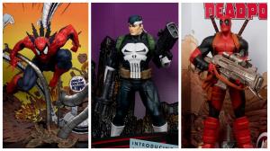 McFarlane Toys Marvel Wave 5 Statues Include Spider-Man, Punisher and Deadpool